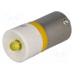 LED lamp; yellow; BA9S; 28VDC; 28VAC 18602452 CML INNOVATIVE TECHNOLOGIES