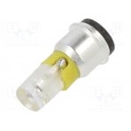 LED lamp; yellow; SX3s; 24÷28VDC; No.of diodes: 1; -40÷85°C; 3mm 202-325-23-38 MARL