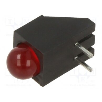 LED; in housing; red; 4.75mm; No.of diodes: 1; 20mA; 60°; 2÷2.5V SSF-LXH100ID LUMEX 1