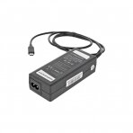Maitinimo adapteris (kroviklis) USB-C 65W 20V/15V/9V/5V - 3.25A/3A/3A/2A (juodas)