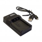 Maitinimo adapteris (kroviklis) USB foto-video kameros baterijai Panasonic VW-VBT190-VBT380