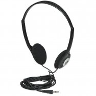 Manhattan Stereo Headphones, Black 3.5mm 177481 Kita