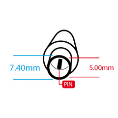 Maitinimo adapteris (kroviklis) DELL 65W 19.5V 3.34A 7.4x5.0mm 2