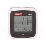 Meter: counter; Range: 0÷500ug/m3; Display: LCD 2"; 64x60x28mm A25M UNI-T