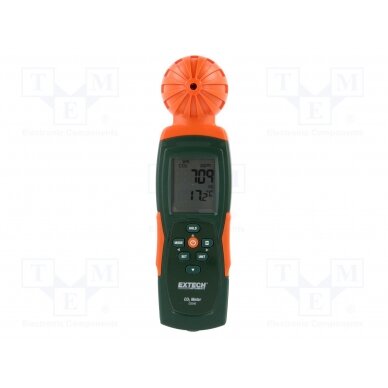 Meter: CO2, temperature and humidity; Range: 0÷9999ppm (CO2) CO240 EXTECH