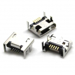 Micro USB lizdas 5pin (lituojamas)