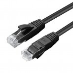 MicroConnect CAT6A UTP 0.25m Black LSZH Undshielded Network Cable, MC-UTP6A0025S UTP6A0025S Tinklo kabeliai