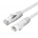 MicroConnect CAT6A UTP 0.25m White LSZH Undshielded Network Cable, MC-UTP6A0025W UTP6A0025W Tinklo kabeliai