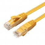 MicroConnect CAT6A UTP 0.25m Yellow LSZH Undshielded Network Cable, MC-UTP6A0025Y UTP6A0025Y Tinklo kabeliai