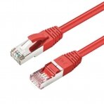 MicroConnect F/UTP CAT6 0.5m Red LSZH Outer Shield : Foil screening STP6005R F/UTP CAT6