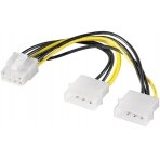 MicroConnect Internal PC Power supply cable 0.15 meter PI02015 Internal