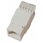 MicroConnect Keystone module CAT5e, UTP 180 degree, White KEYSTONE-3
