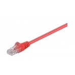 MicroConnect U/UTP CAT5e 1M Red PVC Unshielded Network Cable, B-UTP501R U/UTP CAT5E