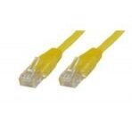 MicroConnect U/UTP CAT5e 1M Yellow PVC Unshielded Network Cable, UTP501Y U/UTP CAT5E