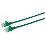 MicroConnect U/UTP CAT6 0.15M Green Slim, Unshielded Network Cable, V-UTP60015G-SLIM PKW-LIGHT-K6 0.15 GN Tinklo kabeliai