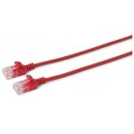 MicroConnect U/UTP CAT6A Slim 0.5M Red Unshielded Network Cable, V-UTP6A005R-SLIM Tinklo kabeliai