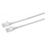 MicroConnect U/UTP CAT6A Slim 0.5M White Unshielded Network Cable, V-UTP6A005W-SLIM Tinklo kabeliai