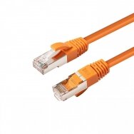 MicroConnect CAT6A S/FTP 0.25m Orange LSZH MC-SFTP6A0025O Tinklo kabeliai