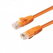 MicroConnect CAT6A UTP 0.25m Orange LSZH MC-UTP6A0025O Tinklo kabeliai