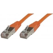 MicroConnect F/UTP CAT6 5m Orange PVC Outer Shield : Foil screening B-FTP605O Tinklo kabeliai