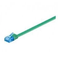 MicroConnect U/UTP CAT6A 2M Green Flat Unshielded Network Cable, V-UTP6A02G-FLAT Tinklo kabeliai