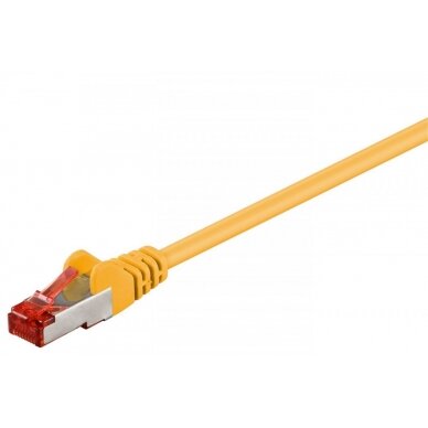 MicroConnect S/FTP CAT6 3m Yellow LSZH PiMF (Pairs in metal foil) SSTP603Y Tinklo kabeliai