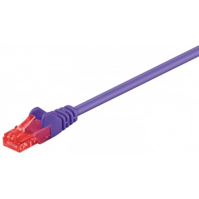 MicroConnect U/UTP CAT6 1.5M Purple LSZH UTP6015P Tinklo kabeliai