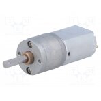 Motor: DC; with gearbox; 6VDC; 2.9A; Shaft: D spring; 93rpm; 156: 1 POLOLU-3718 POLOLU