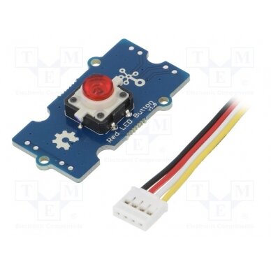 Module: button; LED; Grove Interface (4-wire); Grove; red SEEED-111020044 SEEED STUDIO 1