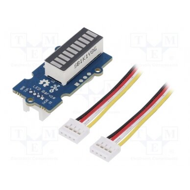 Module: LED; LED strap; digital,Grove Interface (4-wire); Grove SEEED-104020006 SEEED STUDIO 1