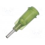 Needle: steel; 0.25"; Size: 14; straight; 1.6mm; Mounting: Luer Lock FIS-14-1/4 FISNAR