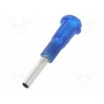 Needle: steel; 0.5"; Size: 12; straight; 2.27mm; Body: black-blue FIS-12-1/2-ES FISNAR