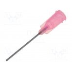 Needle: steel; 1"; Size: 20; straight; 0.58mm; Mounting: Luer Lock FIS-20-1-ES FISNAR