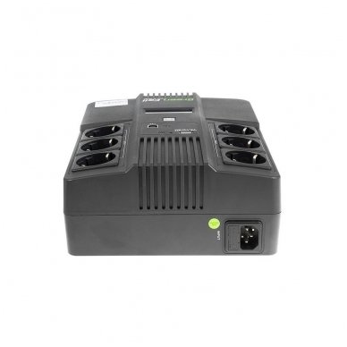 Interaktyvusis (Line-Interactive) nepertraukiamo maitinimo šaltinis GC (UPS) AiO 600VA su LCD ekranu ir automatiniu įtampos reguliatorium (AVR) 5