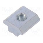 Nut; for profiles; Width of the groove: 10mm; steel; zinc; T-slot FA-096038 FATH