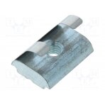Nut; for profiles; Width of the groove: 10mm; with spring leaf FA-096165F FATH