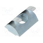 Nut; for profiles; Width of the groove: 6mm; with spring leaf FA-096286F FATH