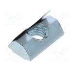 Nut; for profiles; Width of the groove: 8mm; with spring leaf FA-096028F FATH