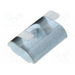 Nut; for profiles; Width of the groove: 8mm; with spring leaf FA-096314F FATH