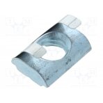 Nut; for profiles; Width of the groove: 8mm; with spring leaf FA-096318F FATH
