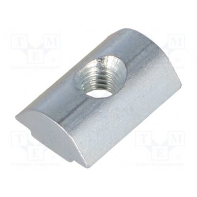 Nut; for profiles; Width of the groove: 6mm; steel; zinc; T-slot FA-096285 FATH 1