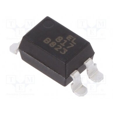Optocoupler; SMD; Ch: 1; OUT: transistor; Uinsul: 5kV; Uce: 35V; EL817 EL817S1-TU-F EVERLIGHT 1