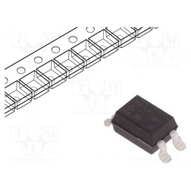 Optocoupler; SMD; Ch: 1; OUT: transistor; Uinsul: 5kV; Uce: 35V LTV-817S-TP-C LITEON 1