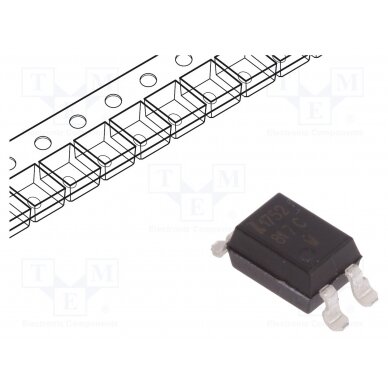Optocoupler; SMD; Ch: 1; OUT: transistor; Uinsul: 5kV; Uce: 35V LTV-817S-TP-C LITEON
