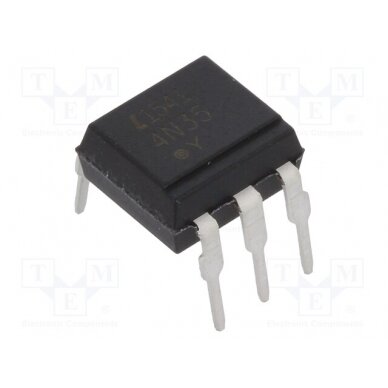 Optocoupler; THT; Ch: 1; OUT: transistor; Uinsul: 3.55kV; Uce: 30V 4N35-LIT LITEON 1