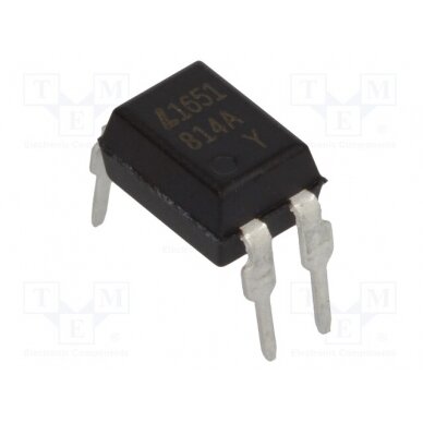 Optocoupler; THT; Ch: 1; OUT: transistor; Uinsul: 5kV; Uce: 35V; DIP4 LTV-814-A LITEON 1