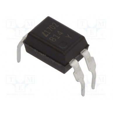 Optocoupler; THT; Ch: 1; OUT: transistor; Uinsul: 5kV; Uce: 35V; DIP4 LTV-814M LITEON 1