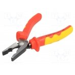 Pliers; insulated,universal; 180mm WEL.HLCP180 WELLER