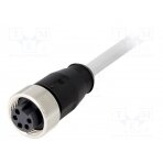 Plug; 7/8"; 1.5m; female; PIN: 5; straight; with lead; PVC 21349700597015 HARTING