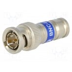 Plug; BNC; male; 75Ω; RG6; compression; Tool: CT2-AS-EX,PCT-AIO-CT PCT-BNC6 PCT